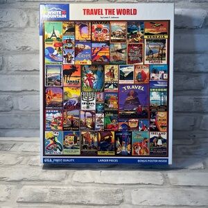 White Mountain Travel The World Puzzle 500 pieces new jigsaw posters